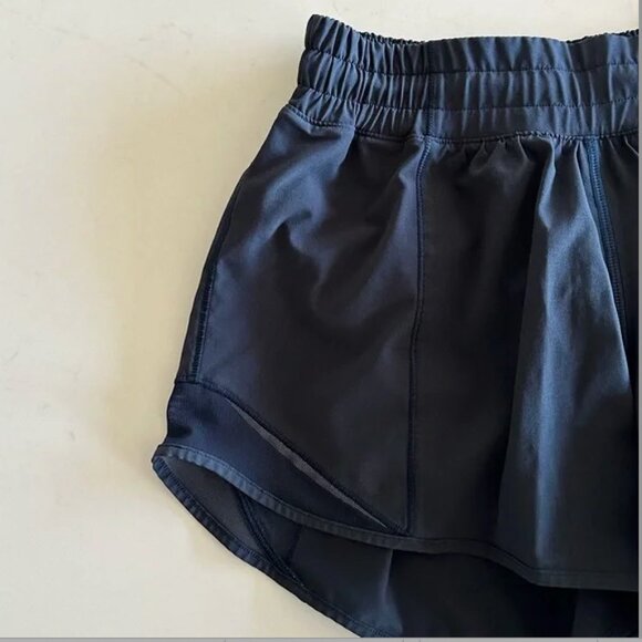 lululemon hotty hot 4” navy - Picture 3 of 4